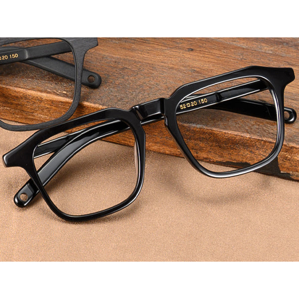 Square Glasses A1005 - Wide Frames for Men with Larger Heads