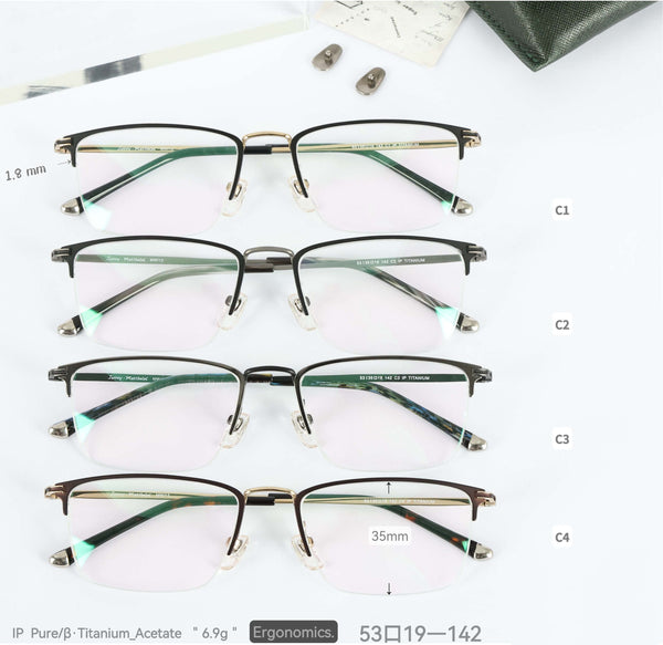 Rectangle Glasses MW1002