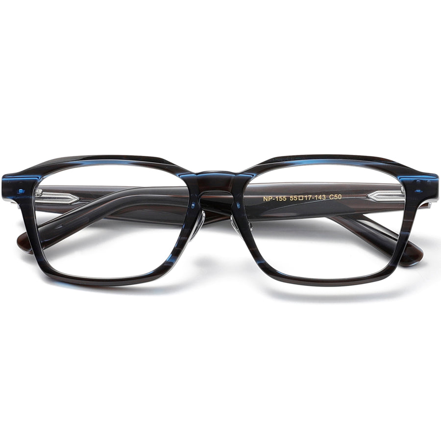 Rectangle Glasses EF1140 - Wide Frames for Men with Larger Heads