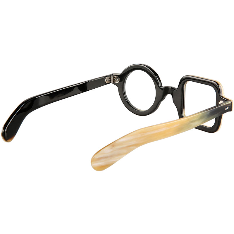 Buffalo Horn Geometric Glasses NJ1147