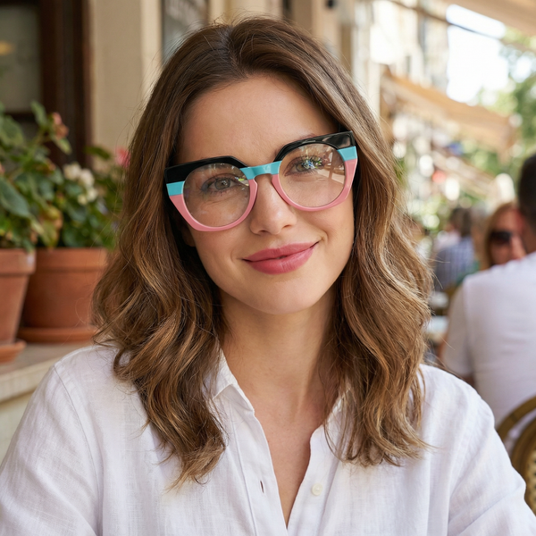 Cat-Eye Glasses A3756