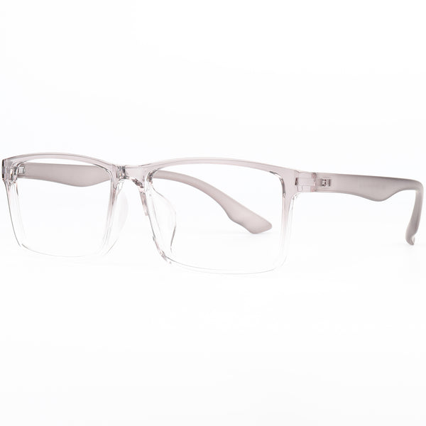 Rectangle Glasses EF1070 - Wide Frames For Men With Larger Heads