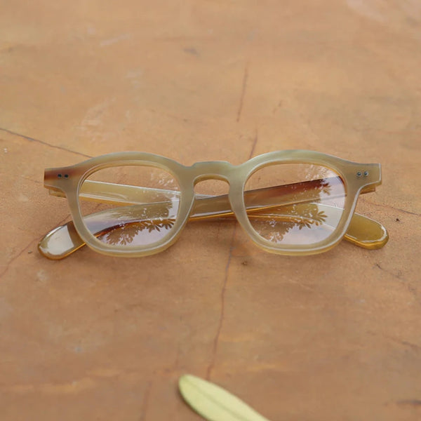 Buffalo Horn Square Glasses NJ1003