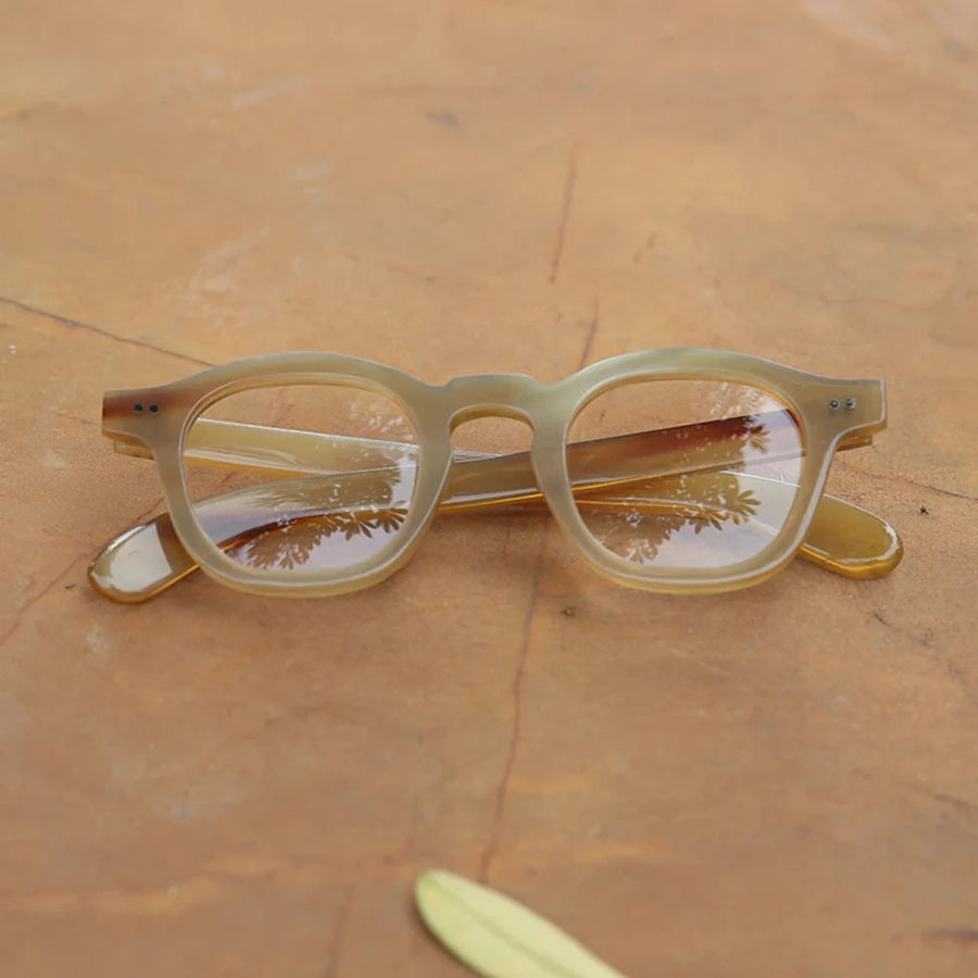 Buffalo Horn Square Glasses NJ1003