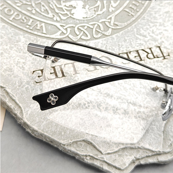 Rectangle Glasses EF1106 - Wide Frames for Men with Larger Heads