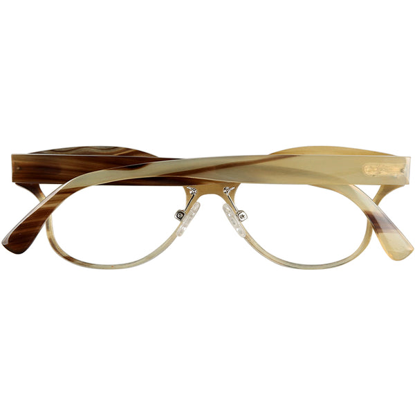 Buffalo Horn Cat-Eye Glasses NJ1154