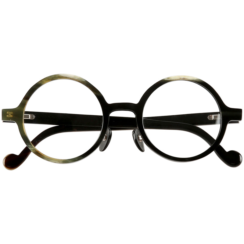 Buffalo Horn Round Glasses NJ1155