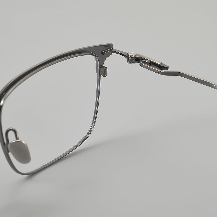 Square Glasses EF1121 - Wide Frames for Men with Larger Heads