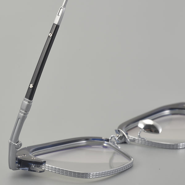 Browline Glasses EF1131 - Wide Frames for Men with Larger Heads