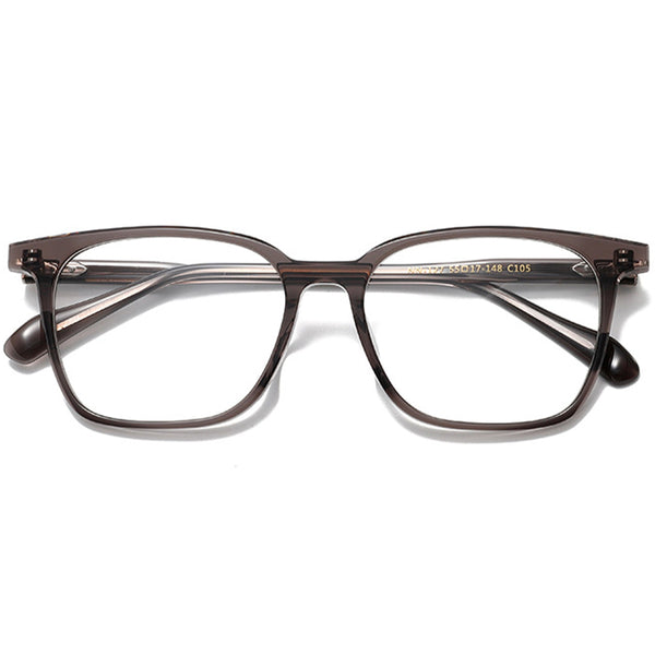 Square Glasses EF1141 - Wide Frames for Men with Larger Heads