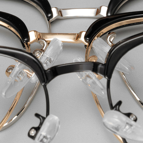 Browline Glasses EF1005 - Wide Frames for Men with Larger Heads