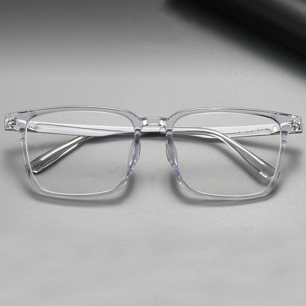 Square Glasses EF1087 - Wide Frames For Men With Larger Heads
