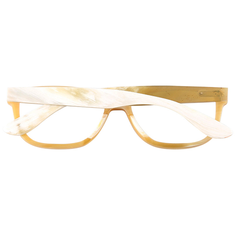 Buffalo Horn Rectangle Glasses NJ1136