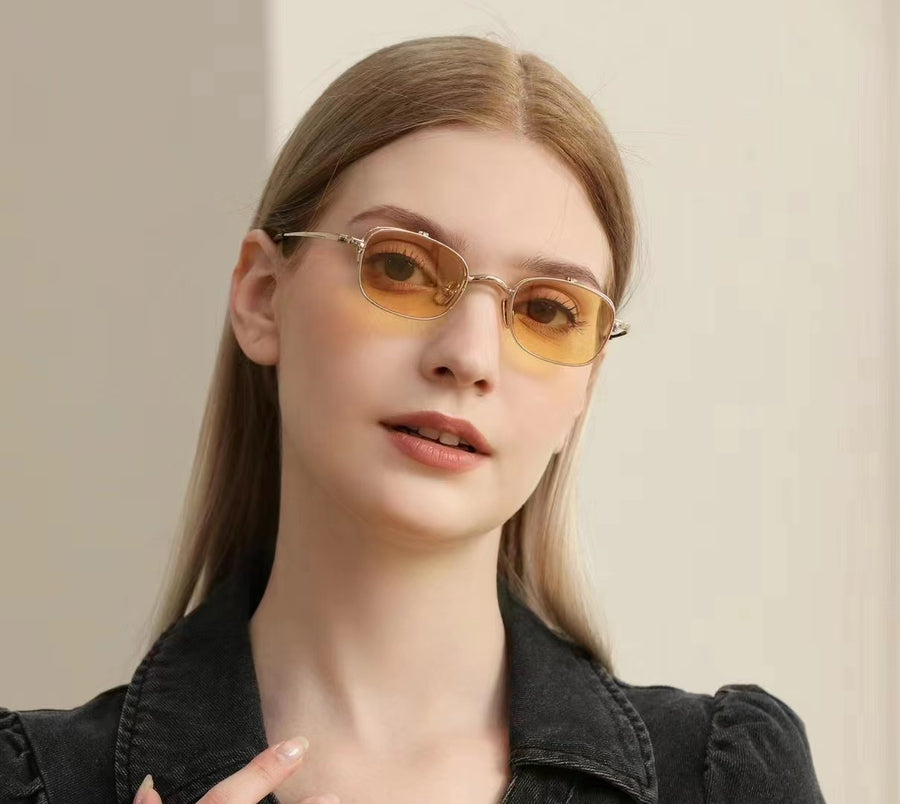 Rectangle Flip Up Glasses BY1049