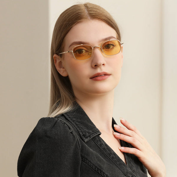 Rectangle Flip Up Glasses BY1049