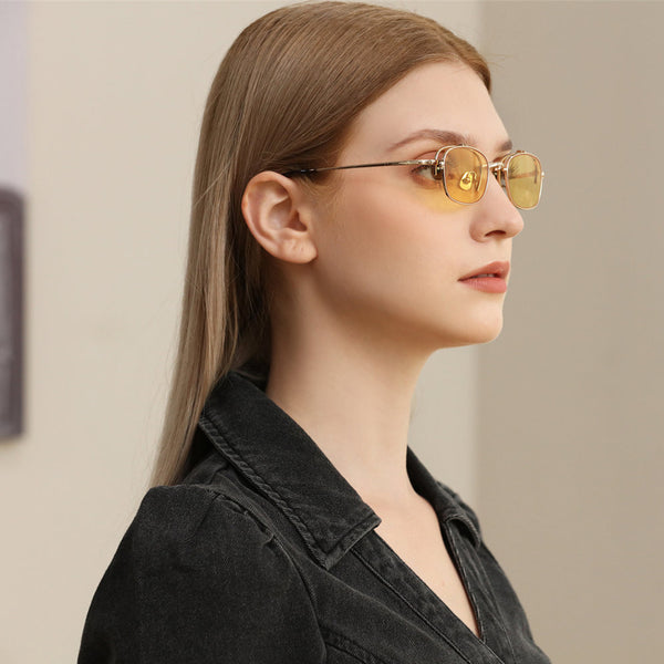 Rectangle Flip Up Glasses BY1049