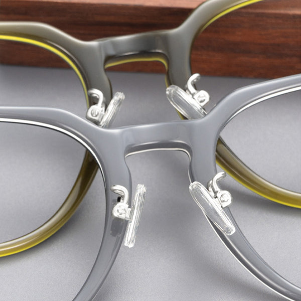 Round Glasses A1172 - Wide Frames for Men with Larger Heads