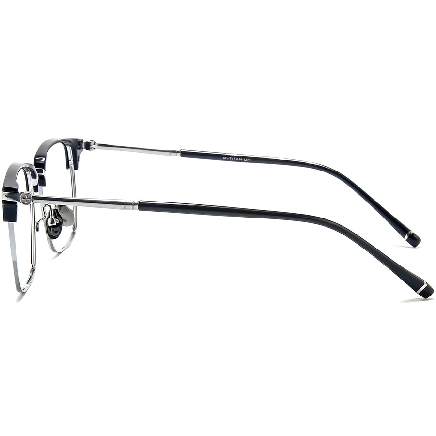 Browline Glasses EF1082 - Wide Frames For Men With Larger Heads