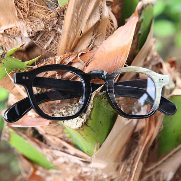 Buffalo Horn Square Glasses NJ1165