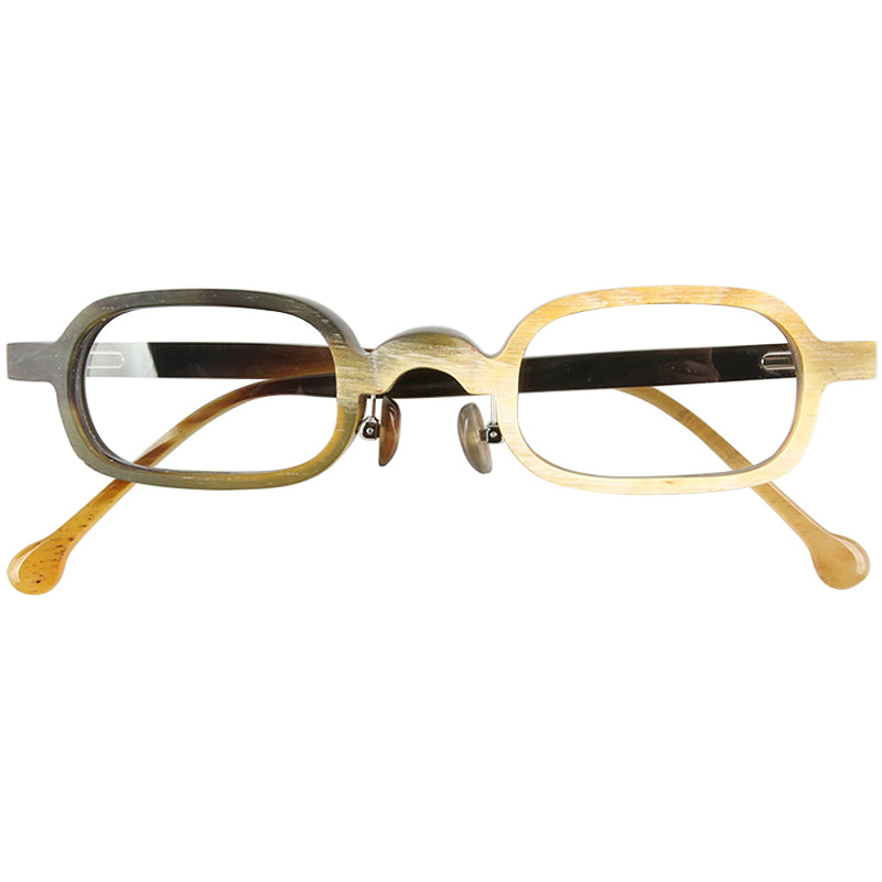 Buffalo Horn Rectangle Glasses NJ1097