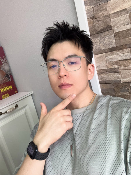 Square Glasses EF1056 - Wide Frames For Men With Larger Heads