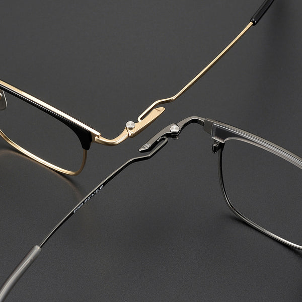 Browline Glasses EF1103 - Wide Frames for Men with Larger Heads