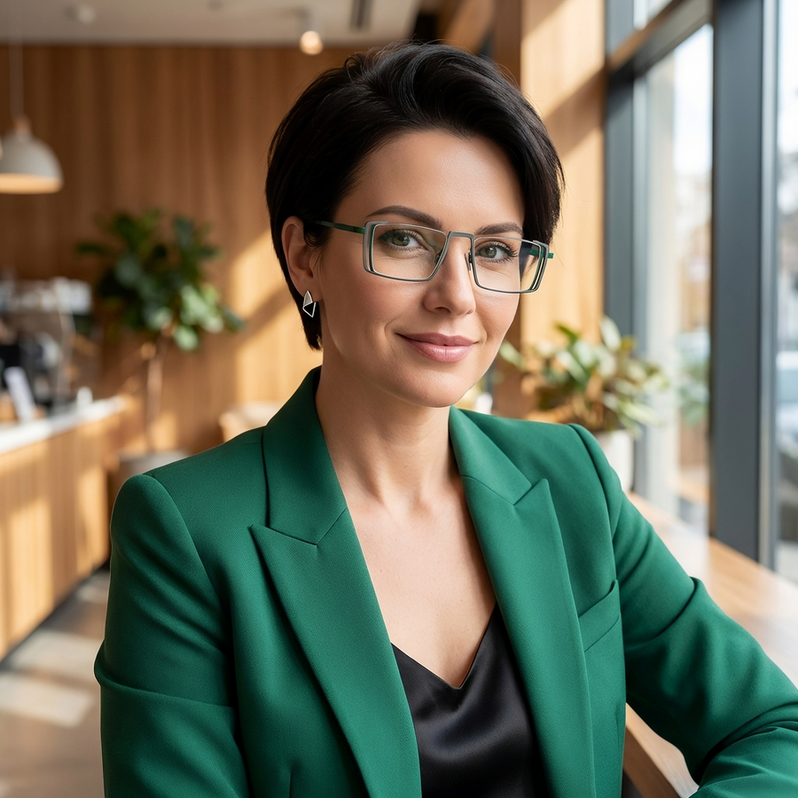 Rectangle Glasses BR1384