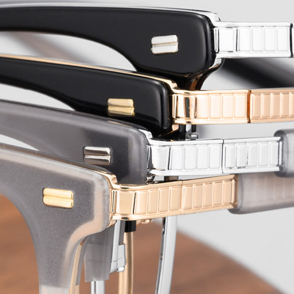 Browline Glasses A3905 - Wide Frames for Men with Larger Heads