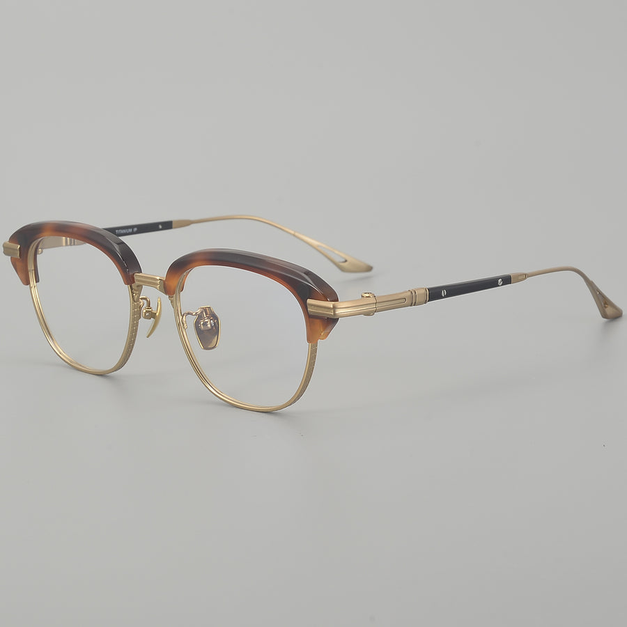 Browline Glasses EF1132 - Wide Frames for Men with Larger Heads