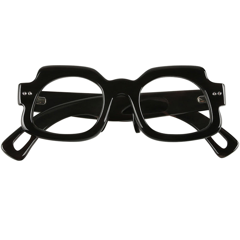 Buffalo Horn Geometric Glasses NJ1048