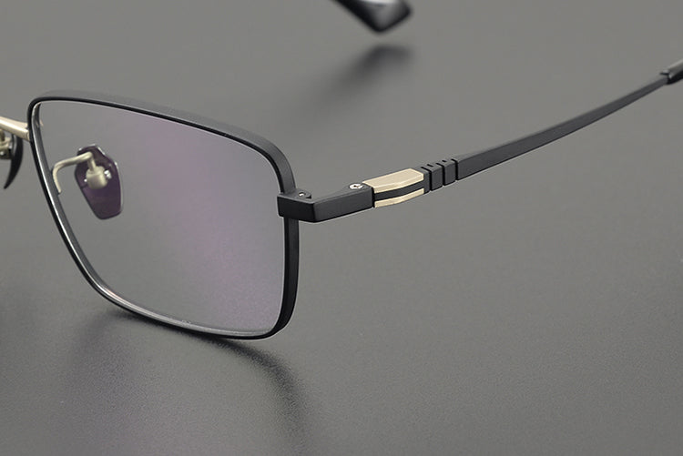 Rectangle Glasses EF1048 - Wide Frames for Men with Larger Heads