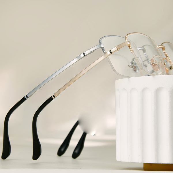 Rectangle Glasses EF1069 - Wide Frames For Men With Larger Heads