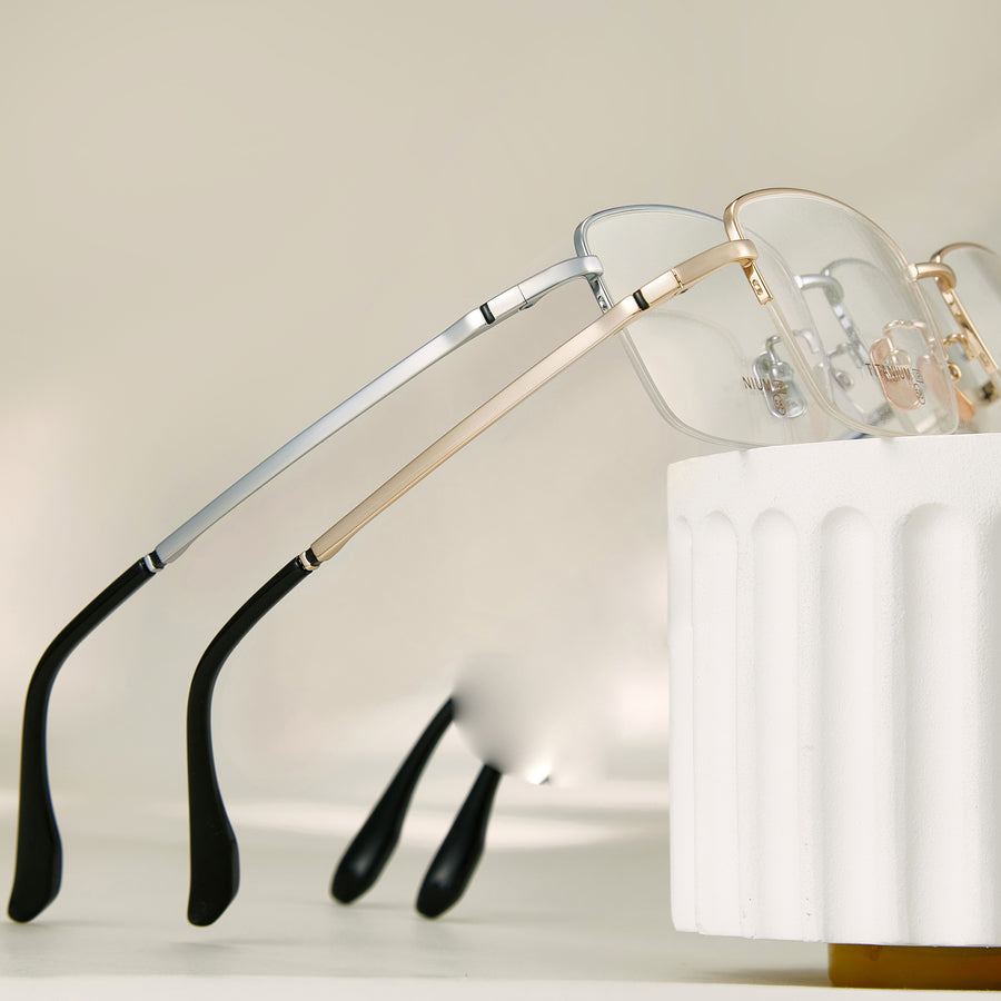 Rectangle Glasses EF1069 - Wide Frames For Men With Larger Heads