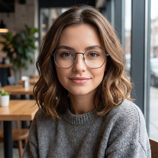 Geometric Glasses A3928
