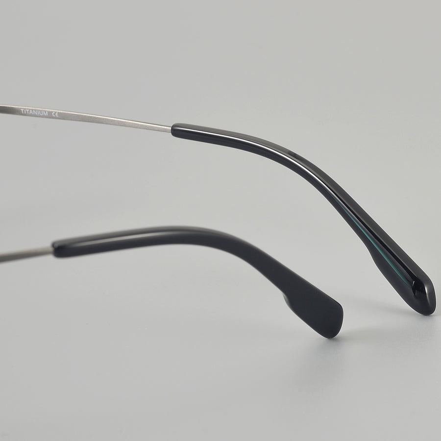 Square Glasses EF1121 - Wide Frames for Men with Larger Heads