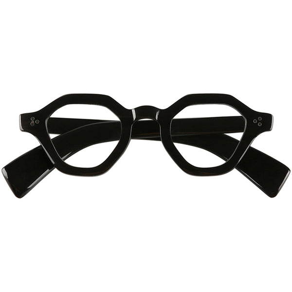 Buffalo Horn Geometric Glasses NJ1066