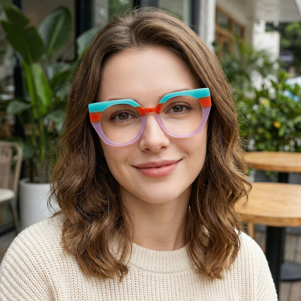 Cat-Eye Glasses A3756