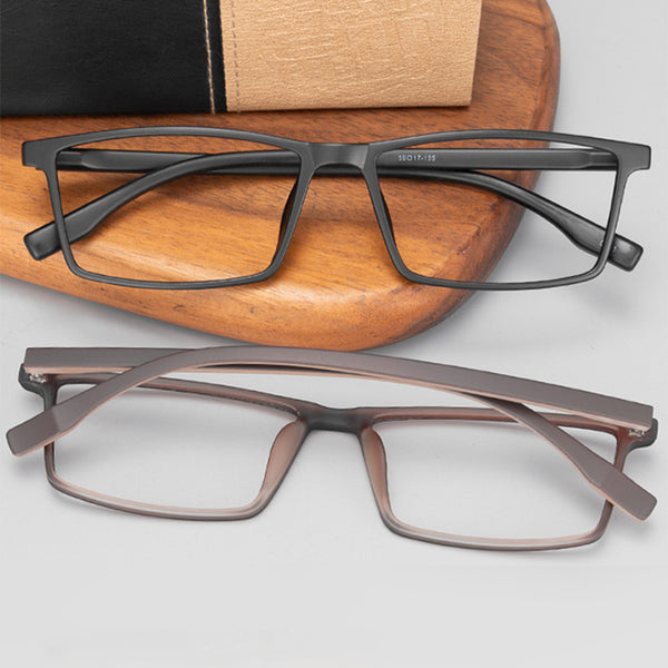 Rectangle Glasses A3920 - Wide Frames for Men with Larger Heads