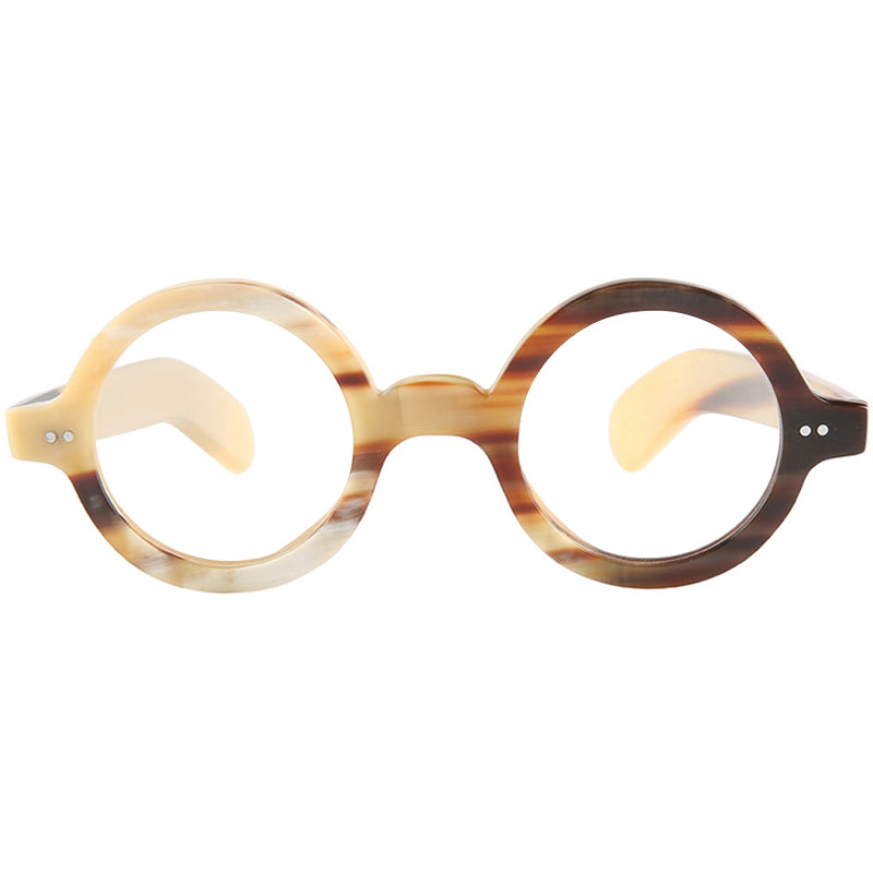 Buffalo Horn Round Glasses NJ1056