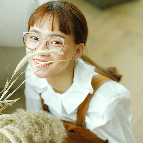 Cat-Eye Glasses A1481