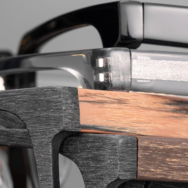 Square Glasses A1046 - Wide Frames for Men with Larger Heads