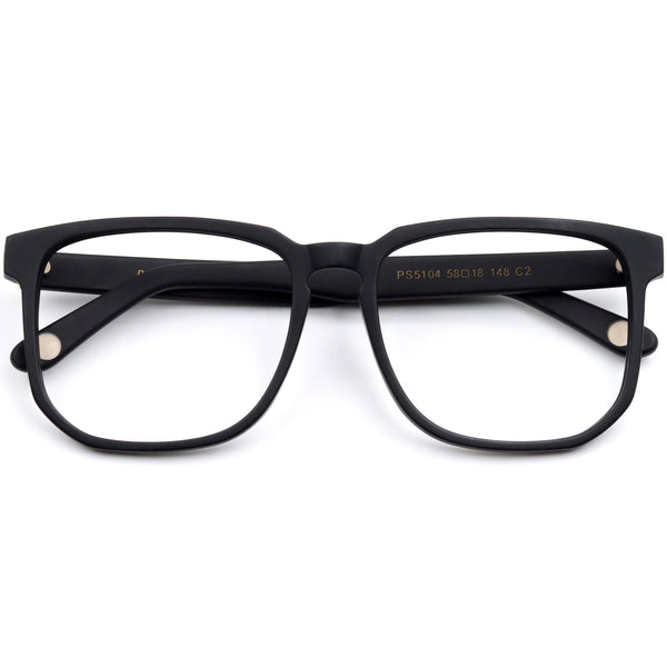 Square Glasses EF1068 - Wide Frames For Men With Larger Heads