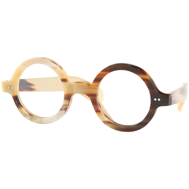 Buffalo Horn Round Glasses NJ1056