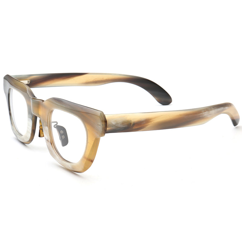 Buffalo Horn Square Glasses NJ1012
