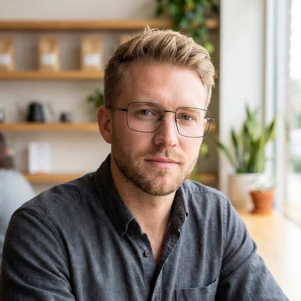 Rectangle Glasses EF1003 - Wide Frames for Men with Larger Heads