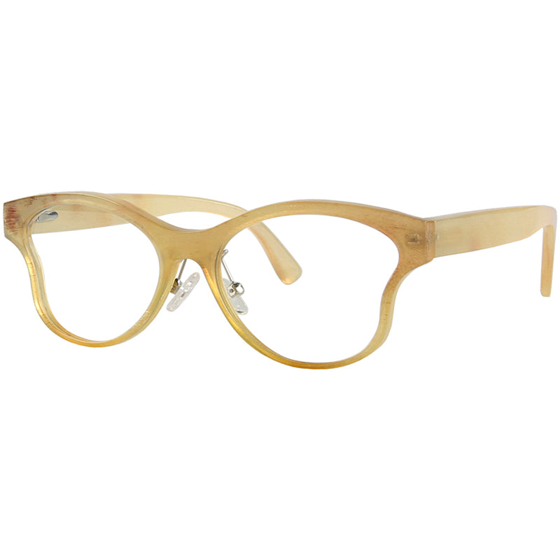 Buffalo Horn Cat-Eye Glasses NJ1154