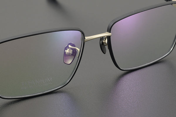 Rectangle Glasses EF1048 - Wide Frames for Men with Larger Heads