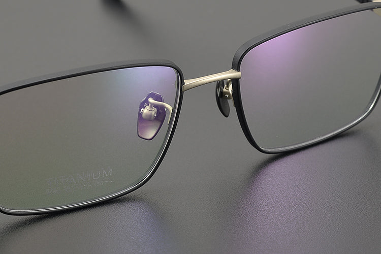 Rectangle Glasses EF1048 - Wide Frames for Men with Larger Heads