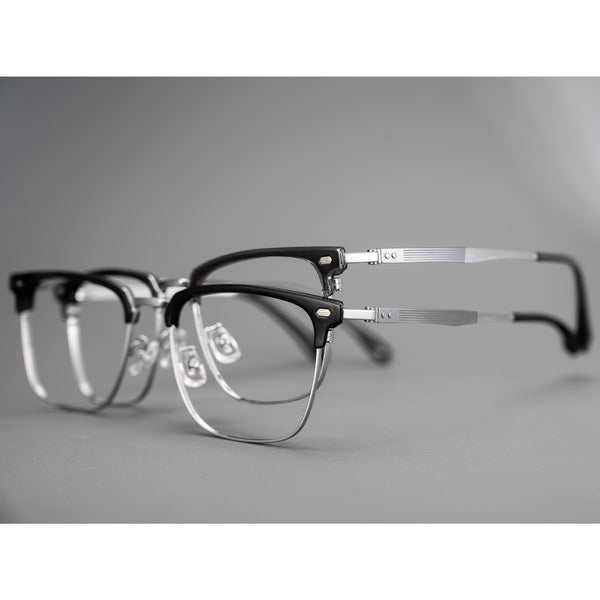 Browline Glasses EF1092 - Wide Frames for Men with Larger Heads