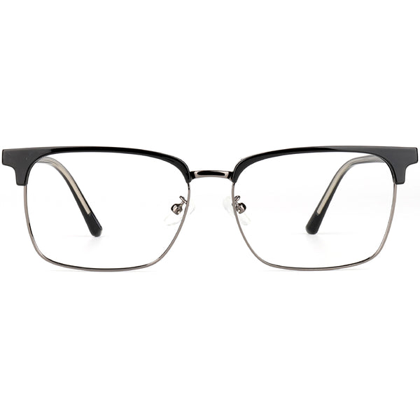 Browline Glasses EF1005 - Wide Frames for Men with Larger Heads